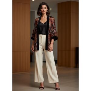 Chico’s Velvet Kimono Jacket – Size 1
